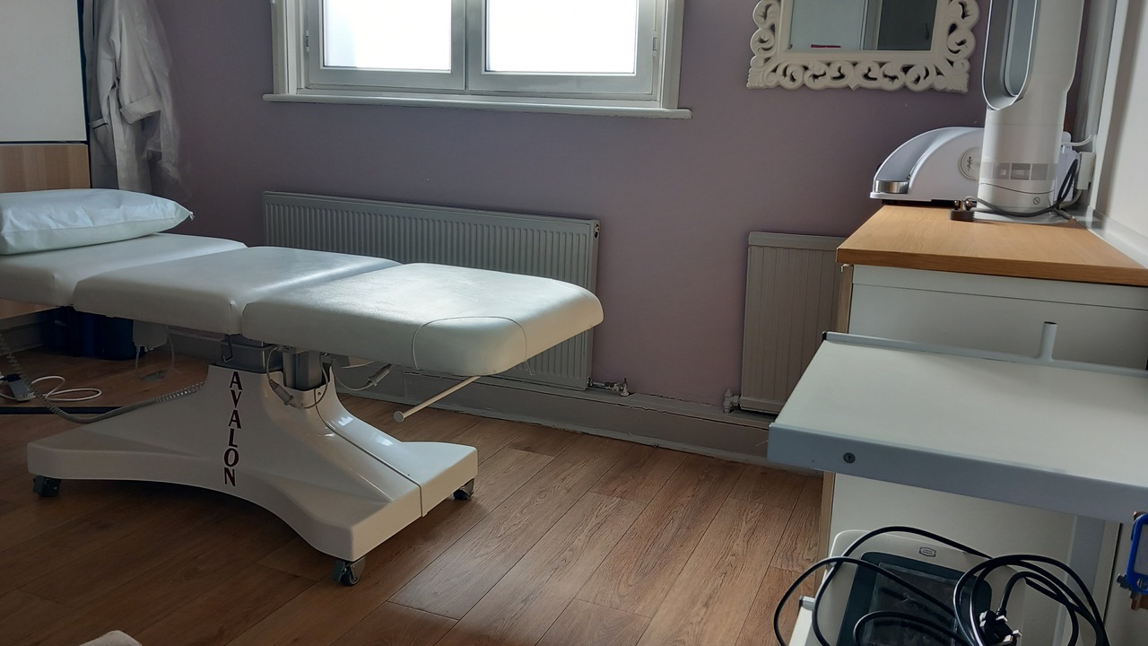 Treatment room within a therapy hub