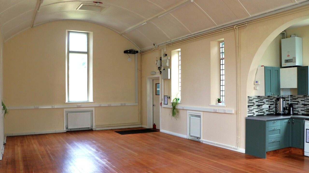 Garden Hall: full of natural light